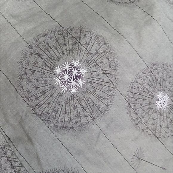 Mercy Pleated Gray Knee Length Women’s Floral Skirt Size 2 - Picture 5 of 8